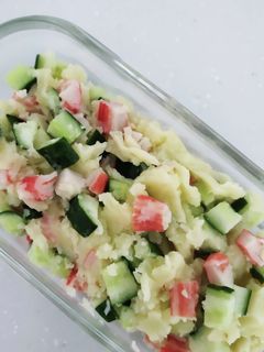 きゅうりとカニカマの和物風ポテトサラダ-レシピのメイン写真