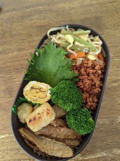 JK☆鶏そぼろでビビンバ風弁当♪-レシピのメイン写真