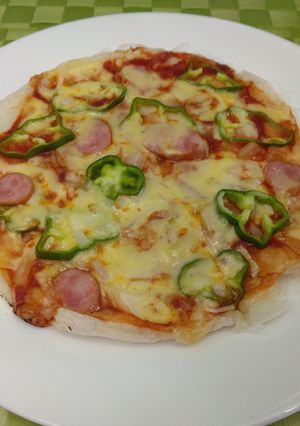 【美人レシピ】餅ピザ-レシピのメイン写真