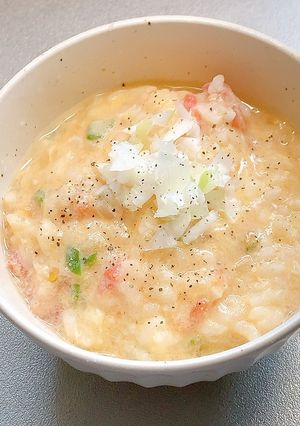 とまとと卵の雑炊-レシピのメイン写真