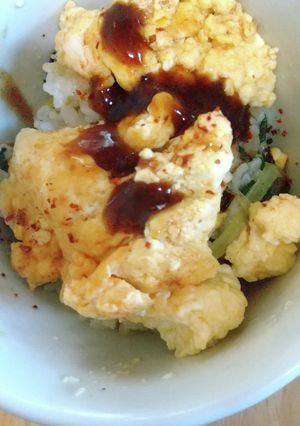 卵に豆腐入りオムライス-レシピのメイン写真