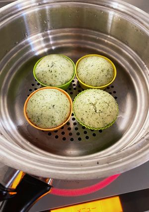 離乳食に！ほうれん草の蒸しパン-レシピのメイン写真