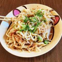 レンジで焼きうどん-レシピのメイン写真