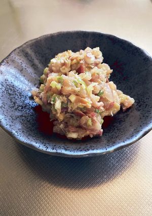 おつまみに♡鯵のなめろう-レシピのメイン写真