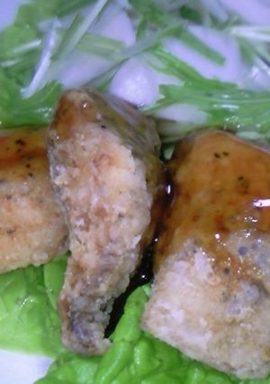ホッケの竜田揚げ　甘酢あんかけ-レシピのメイン写真