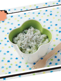 離乳食完了期に!豆乳しらすリゾット-レシピのメイン写真