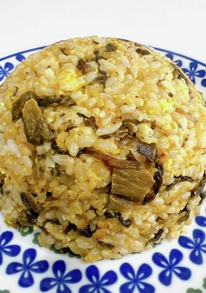 マヨでまろやか高菜チャーハン-レシピのメイン写真