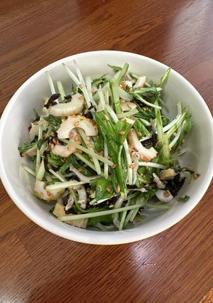 水菜と海苔のチョレギサラダ-レシピのメイン写真