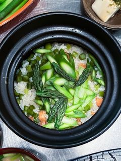 アスパラの炊き込みご飯-レシピのメイン写真