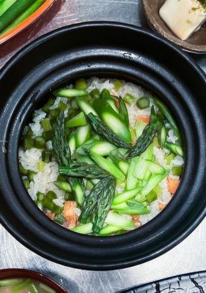アスパラの炊き込みご飯-レシピのメイン写真