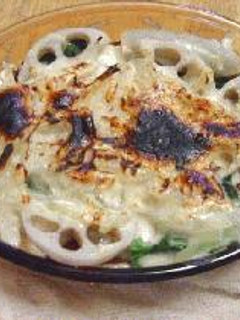豆腐と根菜の和風みそグラタン-レシピのメイン写真