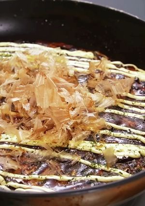 山芋とキャベツだけ！大満足お好み焼き！-レシピのメイン写真