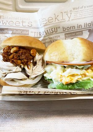 昼飯。サンドイッチ(身内専用)-レシピのメイン写真