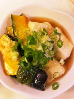 揚げ出し豆腐(野菜も一緒に)-レシピのメイン写真