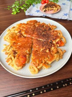 うどん焼き-レシピのメイン写真