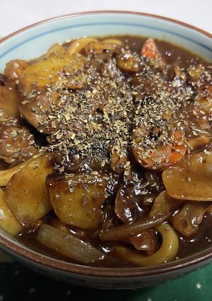 ハヤシうどん-レシピのメイン写真