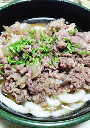 ラクウマ作り置き。牛丼、肉うどん、そば！-レシピのメイン写真