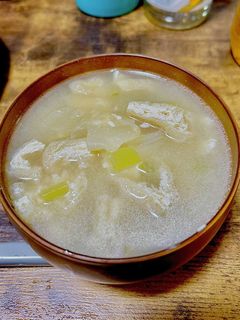 カブと油揚げのほっこり味噌汁-レシピのメイン写真