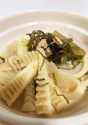 ☆淡竹(筍)とふきのあっさりツナ昆布煮-レシピのメイン写真