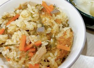ツナと塩昆布の炊き込みご飯(しっかり味)-レシピのメイン写真