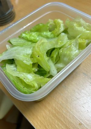 姉の家メシ・レタス大量消費-レシピのメイン写真