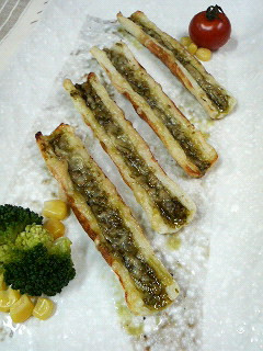 ☆ちくわのバジルソース&チーズのせ焼き☆-レシピのメイン写真