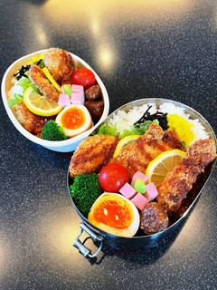 高校生弁当2023 5月25ヒレカツ弁当-レシピのメイン写真