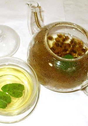 菊花薄荷茶♪くしゃみ・鼻水に簡単漢方薬膳-レシピのメイン写真