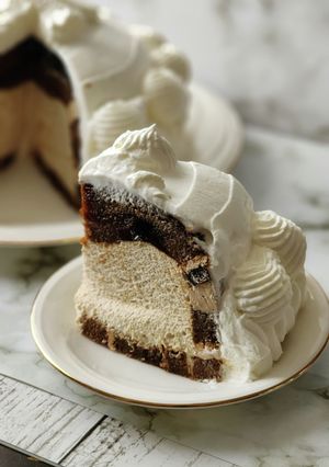 焼かない♪コーヒームースのドームケーキ-レシピのメイン写真
