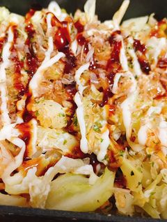 ズボラお好み焼き風キャベツ焼き-レシピのメイン写真