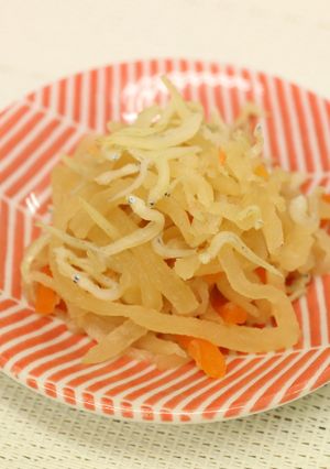 Ca豊富　じゃこ入り切り干し大根の炒め煮-レシピのメイン写真