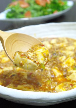 花椒たっぷりかけて、本格麻婆豆腐-レシピのメイン写真