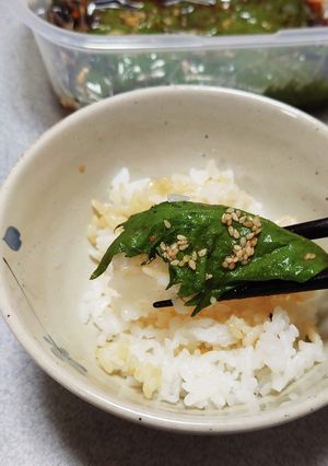青しそのにんにく醤油漬け♪-レシピのメイン写真