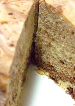 炊飯器で作るふわふわチョコマーブルケーキ-レシピのメイン写真