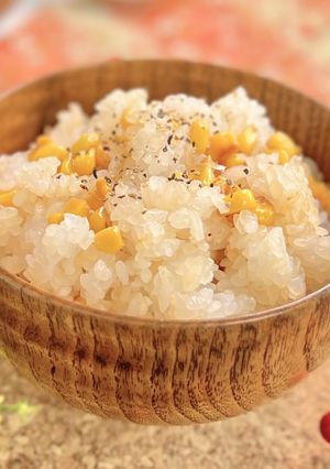 低タンパク/コーンのバター醤油混ぜご飯-レシピのメイン写真