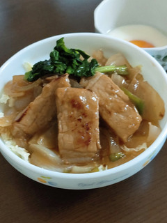 豚テキ丼☆オイスターソース味-レシピのメイン写真