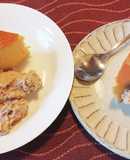 台湾カステラとマロンクリーム