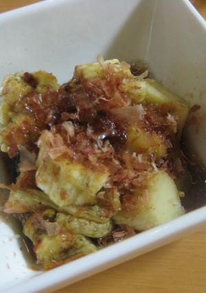 ドレッシングでおいしい焼きナス-レシピのメイン写真