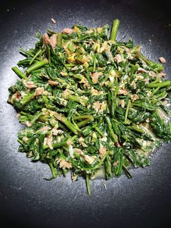 空芯菜のツナ缶卵炒め-レシピのメイン写真