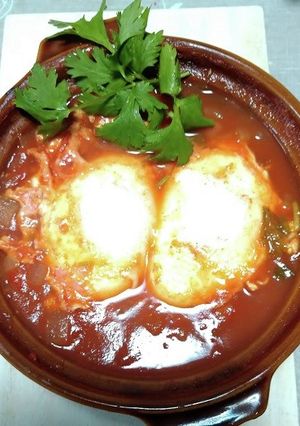 パクチー大好き☆モロッコ風たまご料理-レシピのメイン写真