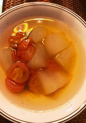 とうがんとプチトマトのサッパリスープ-レシピのメイン写真
