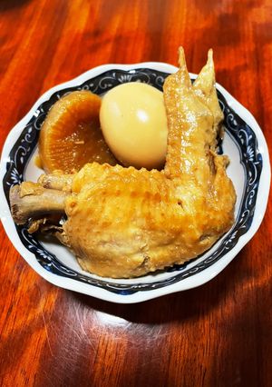 圧力鍋を使った手羽先の醤油煮-レシピのメイン写真