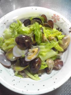 あさりとキャベツのあっさり蒸し-レシピのメイン写真