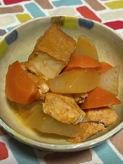超簡単☆大根と厚揚げのケチャップ煮♪♪-レシピのメイン写真