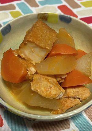 超簡単☆大根と厚揚げのケチャップ煮♪♪-レシピのメイン写真