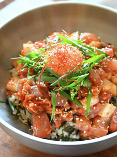 アジキムチ丼-レシピのメイン写真