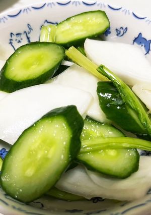 簡単!きゅうりとカブの漬物!-レシピのメイン写真