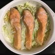 サーモンと野菜をオーブンでまとめて調理