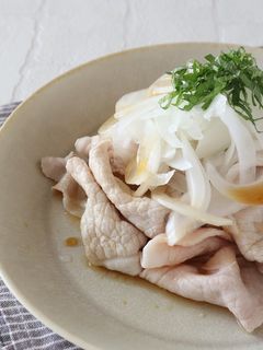 新玉ねぎの豚しゃぶサラダ-レシピのメイン写真