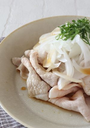 新玉ねぎの豚しゃぶサラダ-レシピのメイン写真